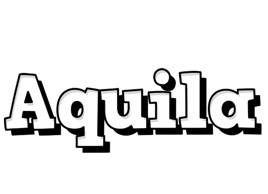 Aquila snowing logo