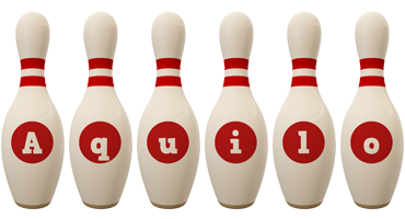 Aquilo bowling-pin logo