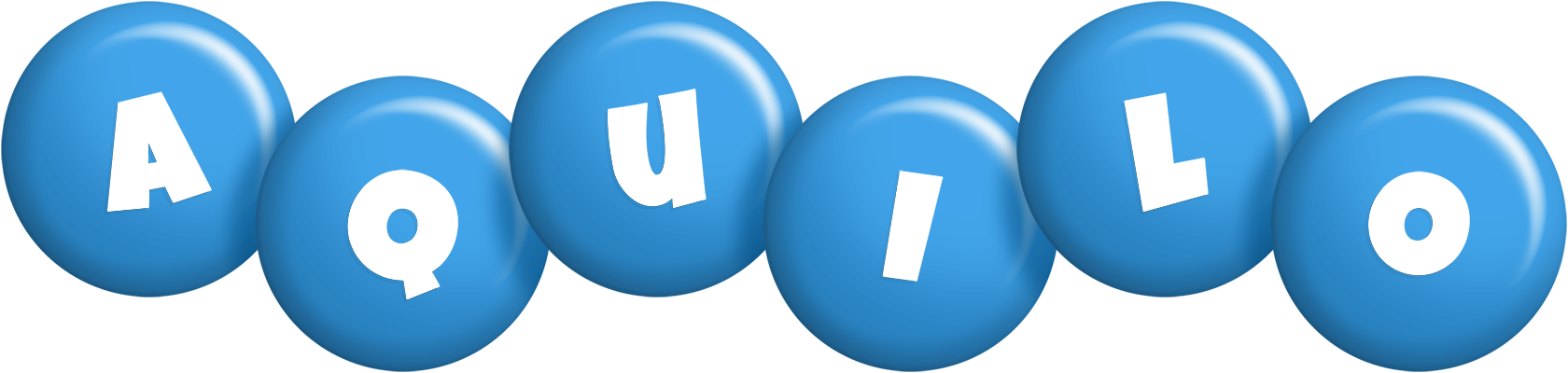 Aquilo candy-blue logo