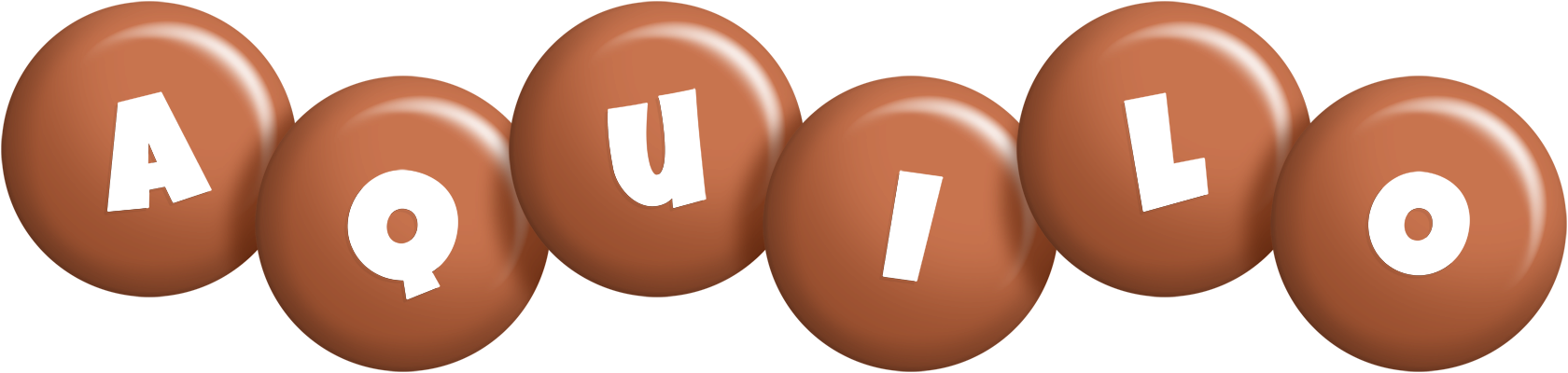 Aquilo candy-brown logo