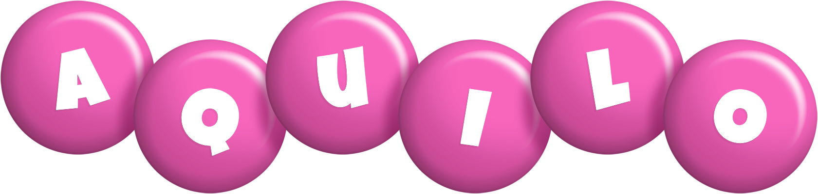 Aquilo candy-pink logo