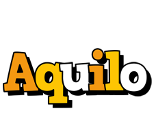 Aquilo cartoon logo