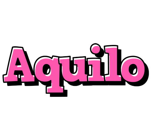 Aquilo girlish logo