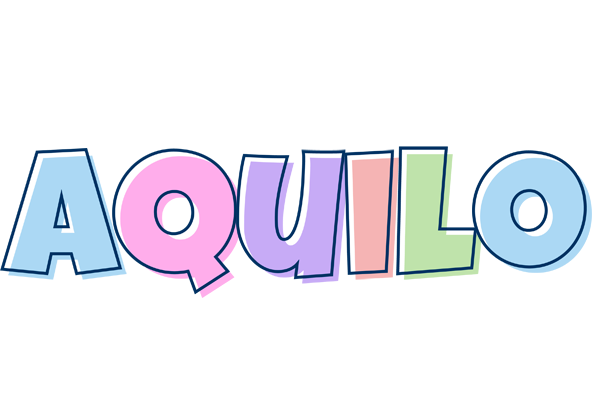 Aquilo pastel logo