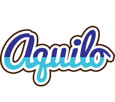 Aquilo raining logo