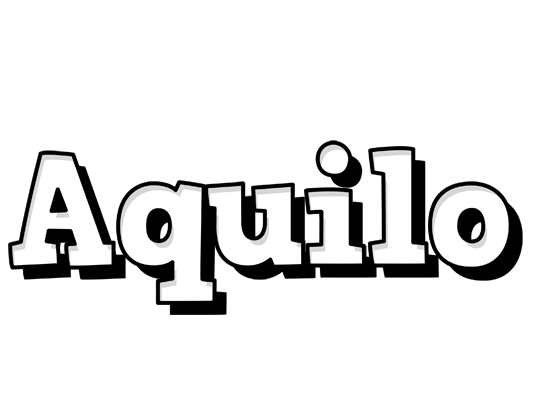 Aquilo snowing logo