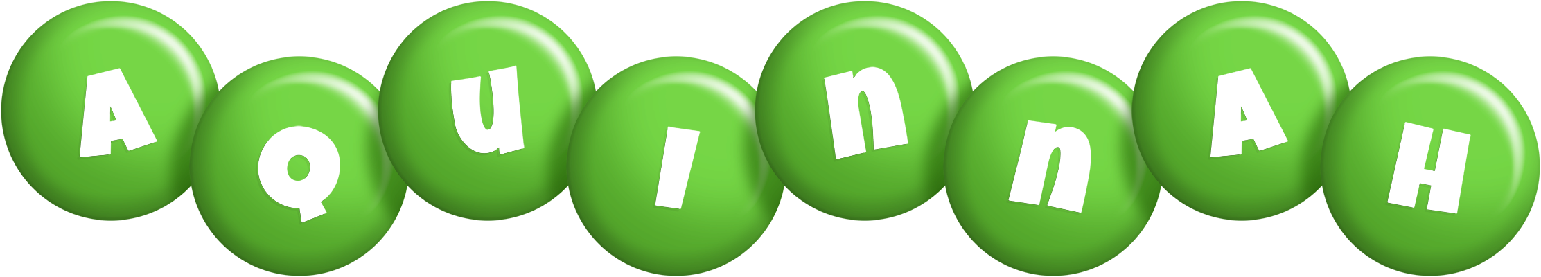 Aquinnah candy-green logo