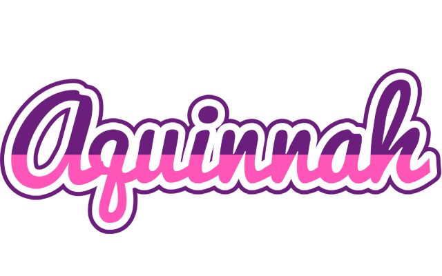 Aquinnah cheerful logo