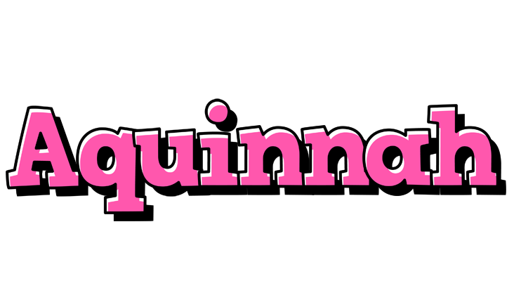 Aquinnah girlish logo