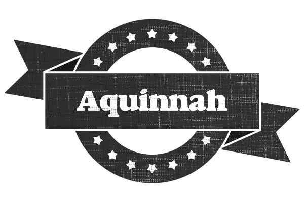 Aquinnah grunge logo