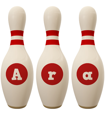 Ara bowling-pin logo