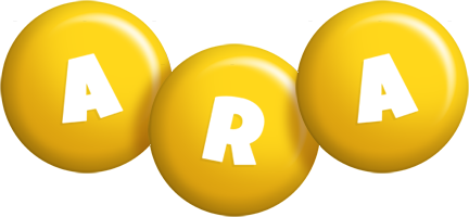 Ara candy-yellow logo