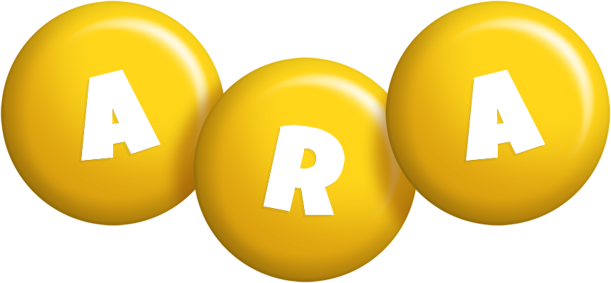 Ara candy-yellow logo