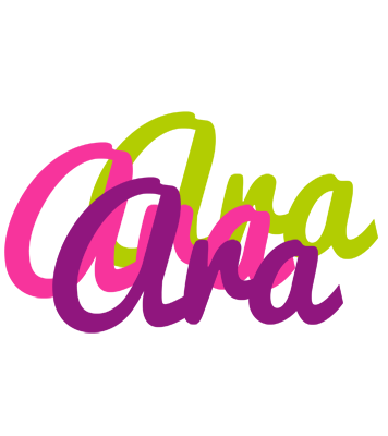 Ara flowers logo