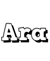 Ara snowing logo