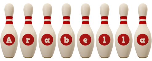 Arabella bowling-pin logo