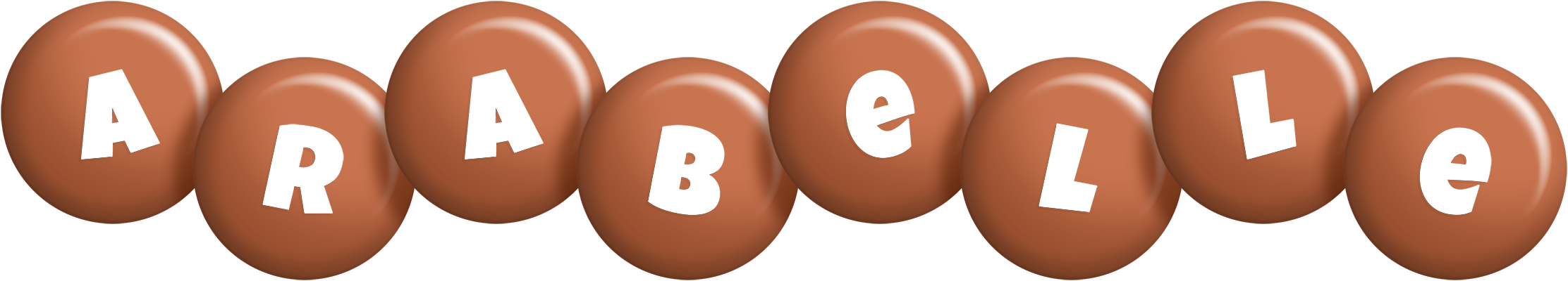 Arabelle candy-brown logo