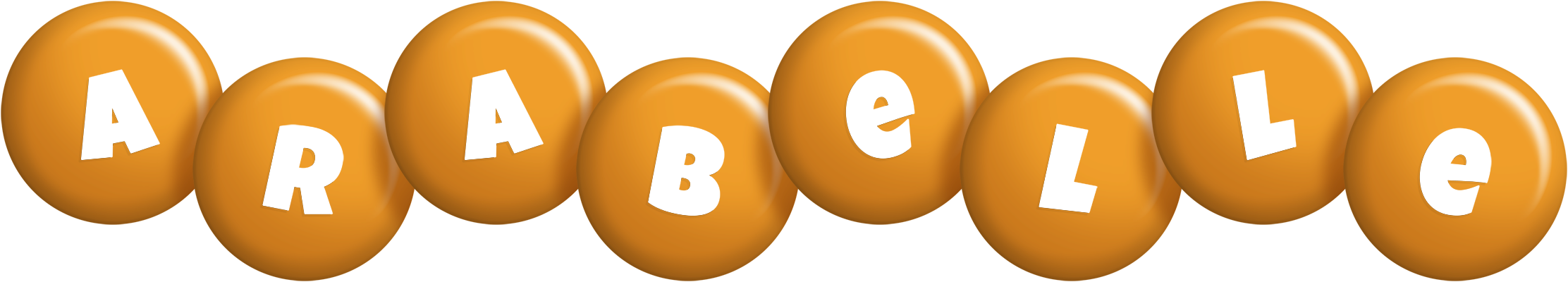 Arabelle candy-orange logo