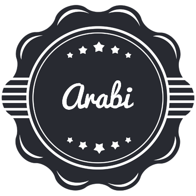 Arabi badge logo