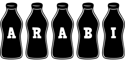 Arabi bottle logo