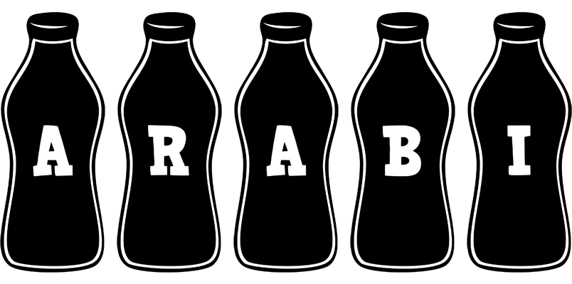 Arabi bottle logo