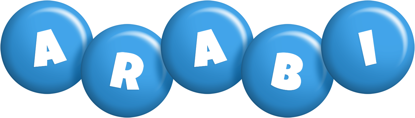 Arabi candy-blue logo