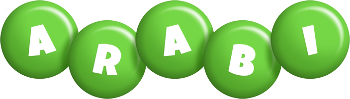 Arabi candy-green logo