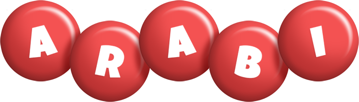 Arabi candy-red logo