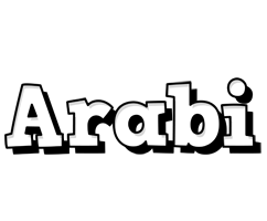 Arabi snowing logo