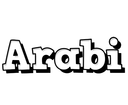 Arabi snowing logo