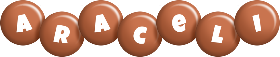 Araceli candy-brown logo
