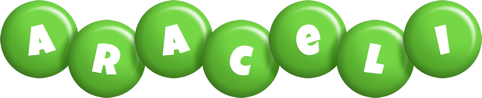 Araceli candy-green logo