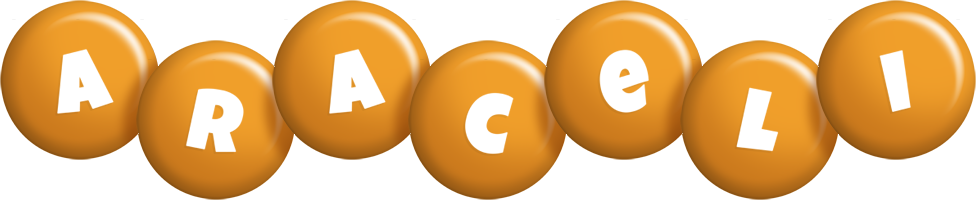 Araceli candy-orange logo