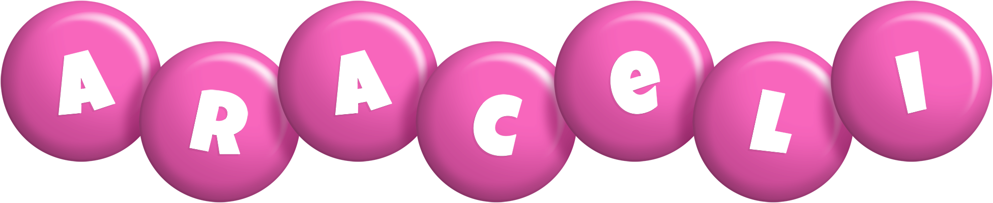 Araceli candy-pink logo
