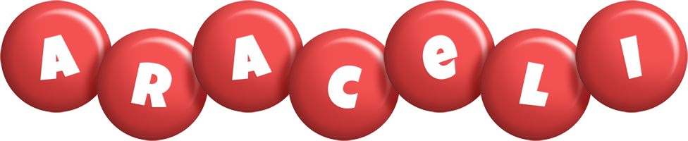 Araceli candy-red logo