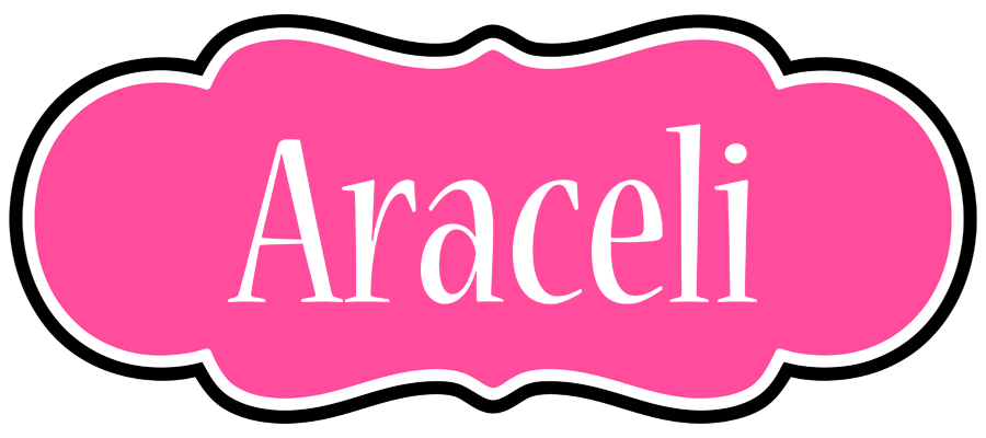 Araceli invitation logo