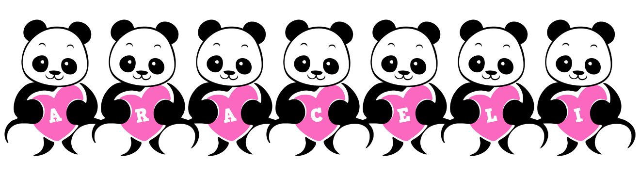 Araceli love-panda logo