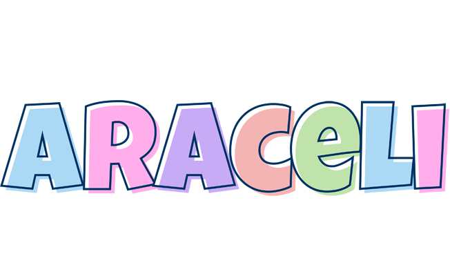 Araceli pastel logo