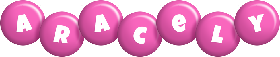 Aracely candy-pink logo