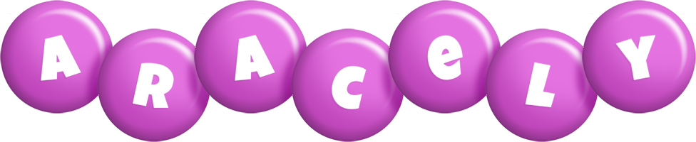 Aracely candy-purple logo