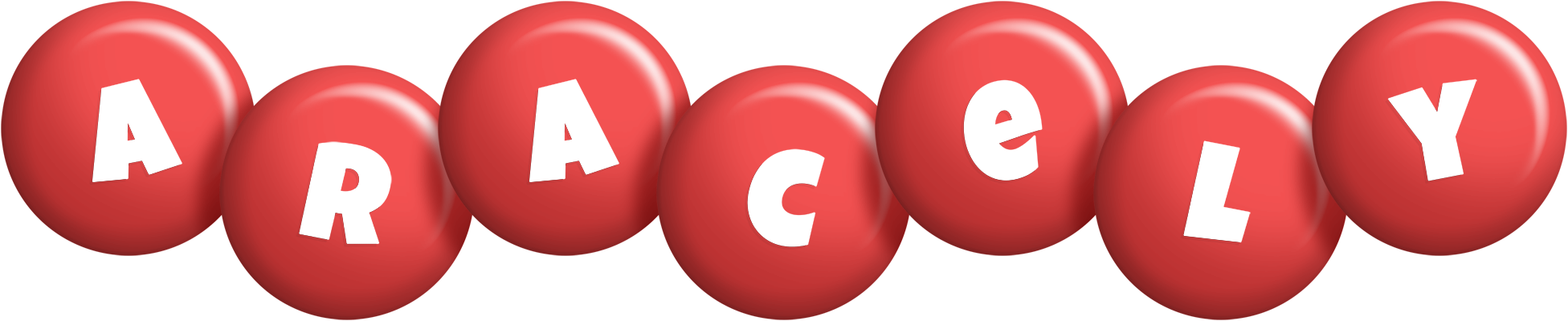 Aracely candy-red logo