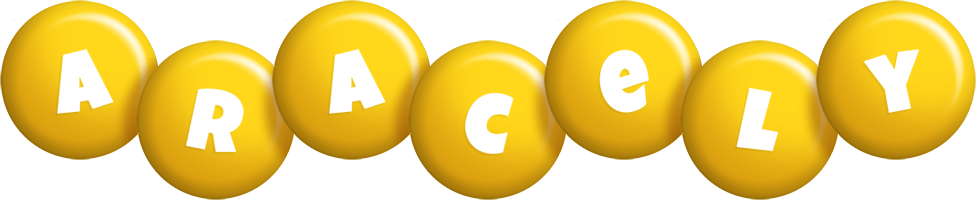 Aracely candy-yellow logo