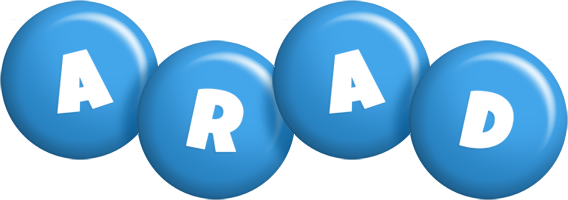 Arad candy-blue logo