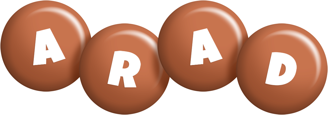 Arad candy-brown logo