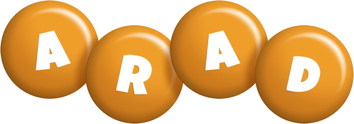 Arad candy-orange logo