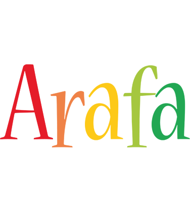 Arafa birthday logo