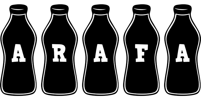 Arafa bottle logo