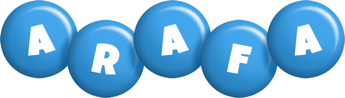 Arafa candy-blue logo