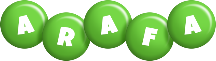 Arafa candy-green logo