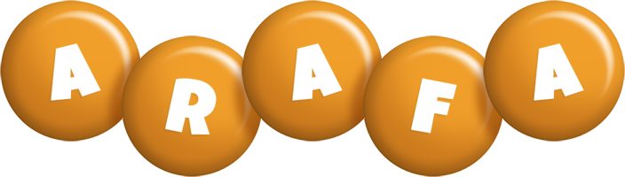 Arafa candy-orange logo